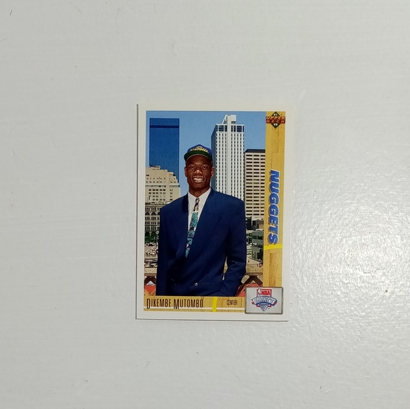 1991 upper deck Dikembe Mutombo. - Picture 2 of 3